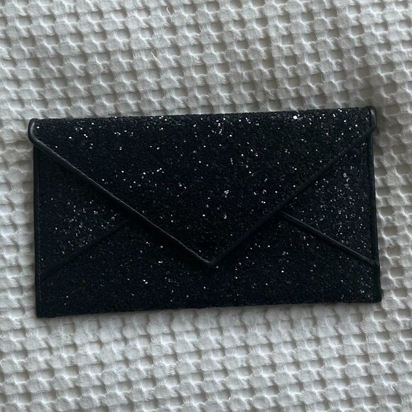 Tory Burch Handbags - Tory Burch Envelope Pouch (Black Glitter)